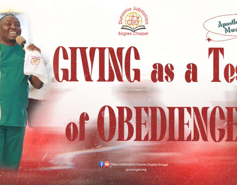Giving as a Test of Obedience